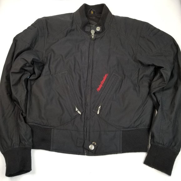 Women's Harley Davidson Black Embroidered Moto Jac